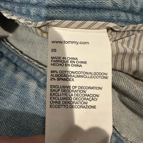 Tommy Hilfiger Belted Flare Jeans Size 2S (short) - Picture 6 of 6